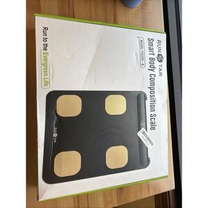Runstar, Smart Scale for Body Weight, 8-Electrode Digital Bathroom Scale